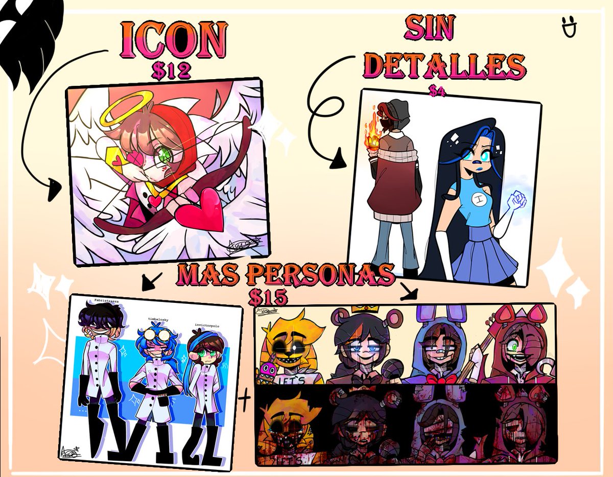 Fasher03's tweet photo. ✨️COMISIONES ABIERTAS✨️

Actualizadas, si necesitan mas informacion, a mi MD 💖 https://t.co/HJOOcuJBf3