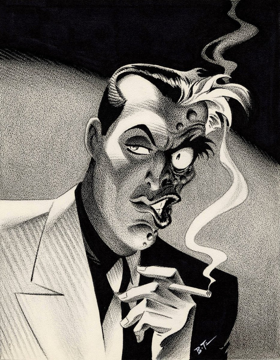 batmancurated's tweet image. btas two-face by bruce timm
