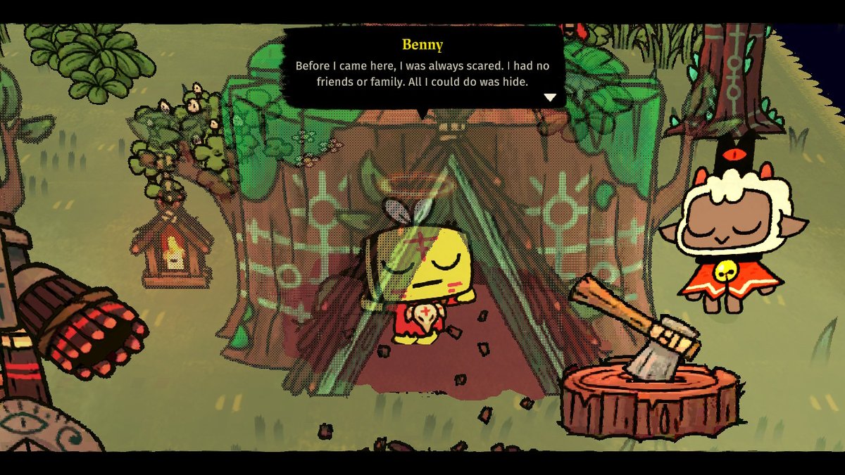 DannyLeeMoon's tweet photo. #CultOfTheLamb #NintendoSwitch https://t.co/jEKeSmi2he