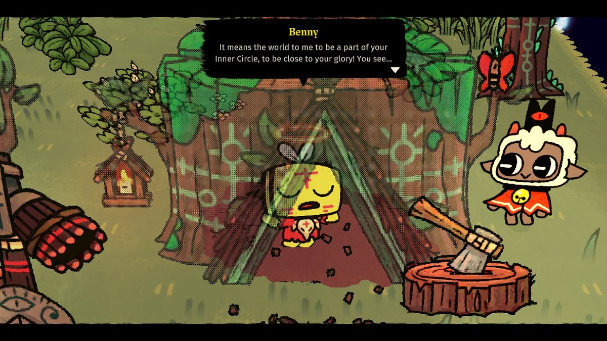 DannyLeeMoon's tweet photo. #CultOfTheLamb #NintendoSwitch https://t.co/jEKeSmi2he