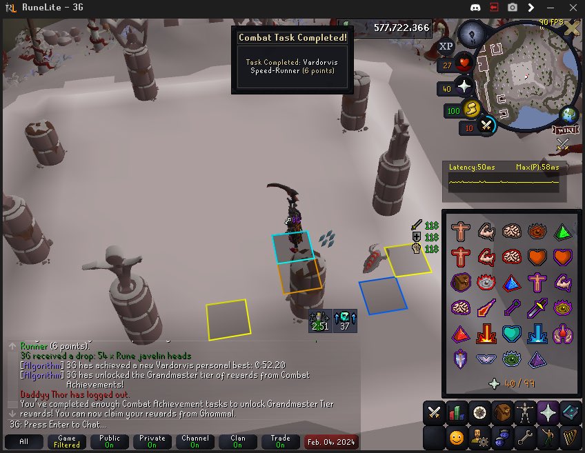 Back to bankstanding, re-gm’d. #osrs