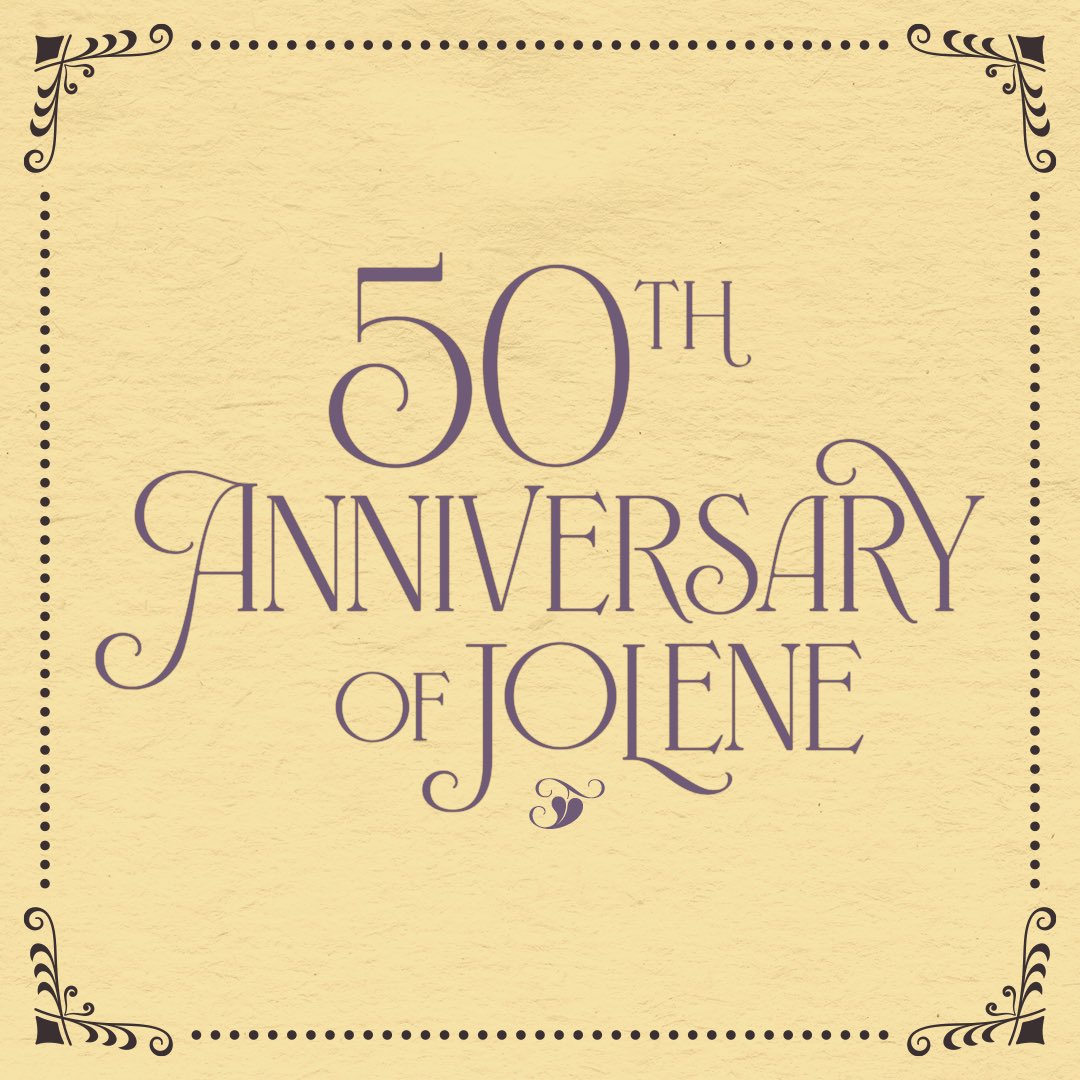 Happy 50th anniversary to the ‘Jolene’ album, release February 4, 1974 🩵✨