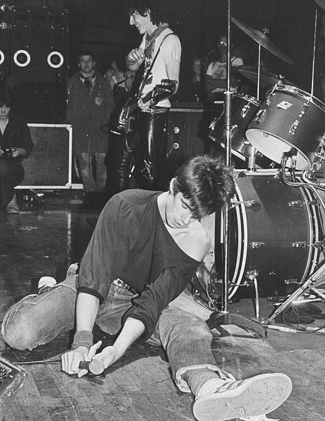 Jimmy Pursey and Dave Tregunna of Sham69. Photo by Virginia Turbett

#JimmyPursey #DaveTregunna #Sham69 #70s #70smusic #70srock #punk #newwave #postpunk #rock #rockmusic #music #alternativemusic #alternativerock #musicphoto #rockhistory #musichistory