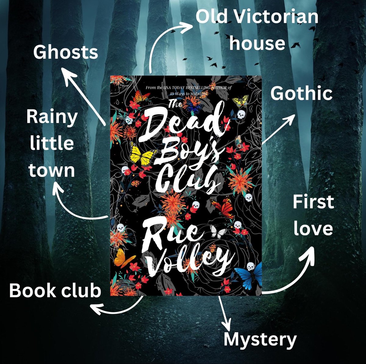 The Dead Boy’s Club 
The only good club is a dead one.
Download today!!
US Link: a.co/d/9jytaSc
UK Link: amzn.eu/d/56uV5Be
CA Link: a.co/d/5uH67OC
Read for FREE on KU! #KindleUnlimited 
#youngadultbooks #yaparanormalromance #bookstagram #booktok #RueVolley