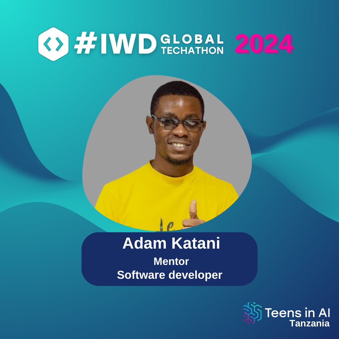 AdamMashak1's tweet image. Excited to join @TeensInAI @TeensInAITZ for  International Women&apos;s Day as a Tech/ AI Mentor  by empowering students aged 12-18 to explore tech and AI for social good by solving real-world challenges under the @UN Sustainable Development Goals
#AI #SoftwareDevelopmemt
