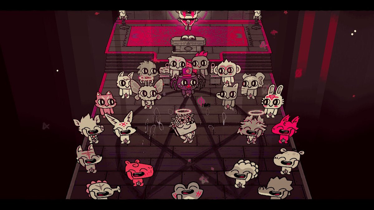 DannyLeeMoon's tweet photo. I have no regrets lmao #CultOfTheLamb #NintendoSwitch https://t.co/yBnGyrLrNc