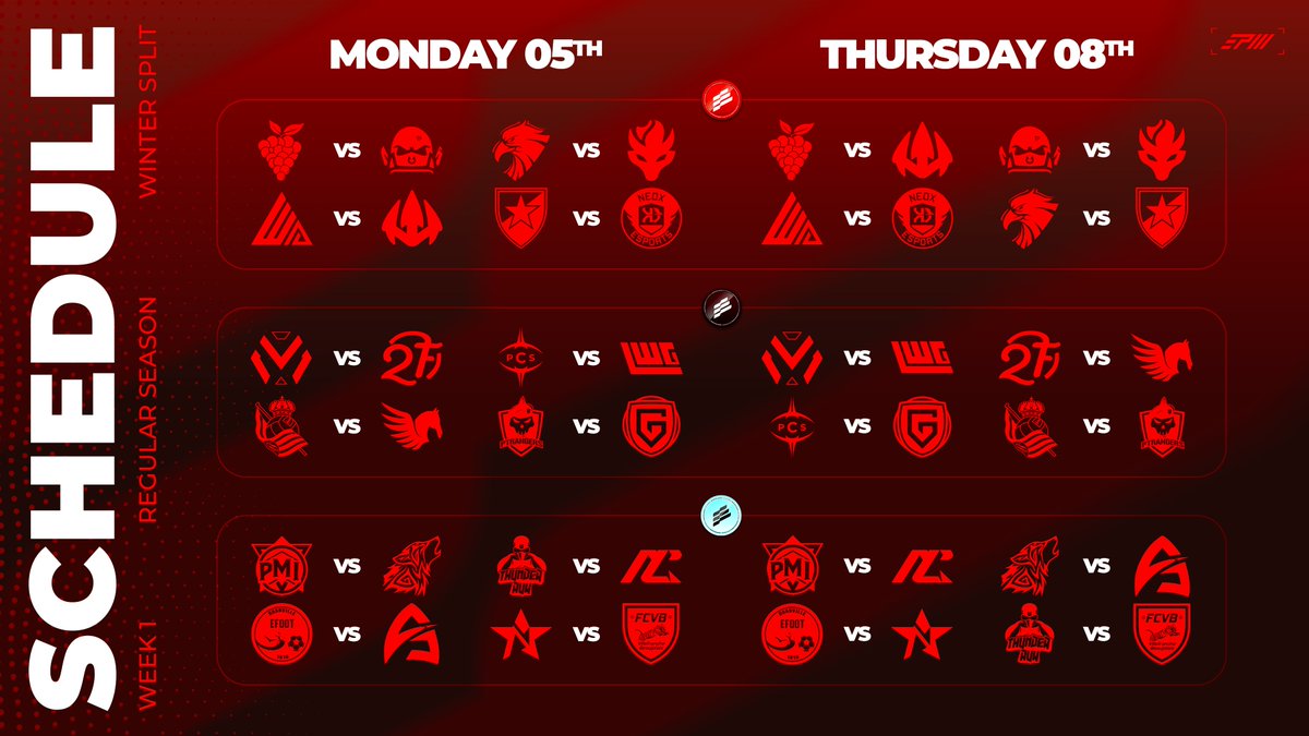 Leeeeeet's Goooooo!!!!

It's the first week of the Global Clubs Tour Season 2024 #EPM24

Any predictions, guys?

🇷🇸🇵🇹🇫🇷🇪🇸

<a href="/FlowUPeSports/">FlowUP eSports</a>
@Mvdness_Capri
<a href="/czvesports/">Crvena zvezda Esports</a>
@AguiasCP
<a href="/orKsGP/">orKs Grand Poitiers</a>
<a href="/Pandore_eFoot/">Pandore eFoot</a>
<a href="/Electium_eS/">Electium eSport</a> @Devil_eFoot <a href="/ptrangers_club/">Portuguese Rangers eSports Club</a>
<a href="/eRealSociedad/">eReala</a>
<a href="/PGZesport/">MGT PÉGAZE esport (Actu)</a>