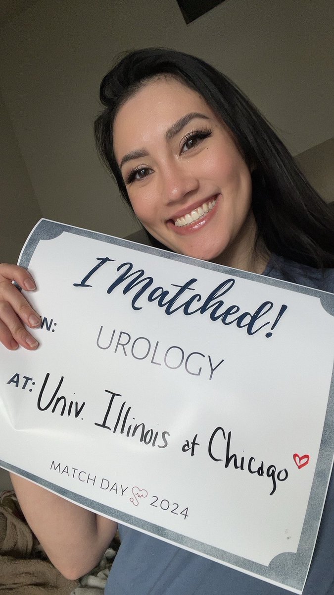 SammyARoberts's tweet image. Late to post but still absolutely ecstatic to have matched in #urology at my dream program. Can’t wait for the next 6 years!! @UICUrol ❤️
#auamatch #urosome