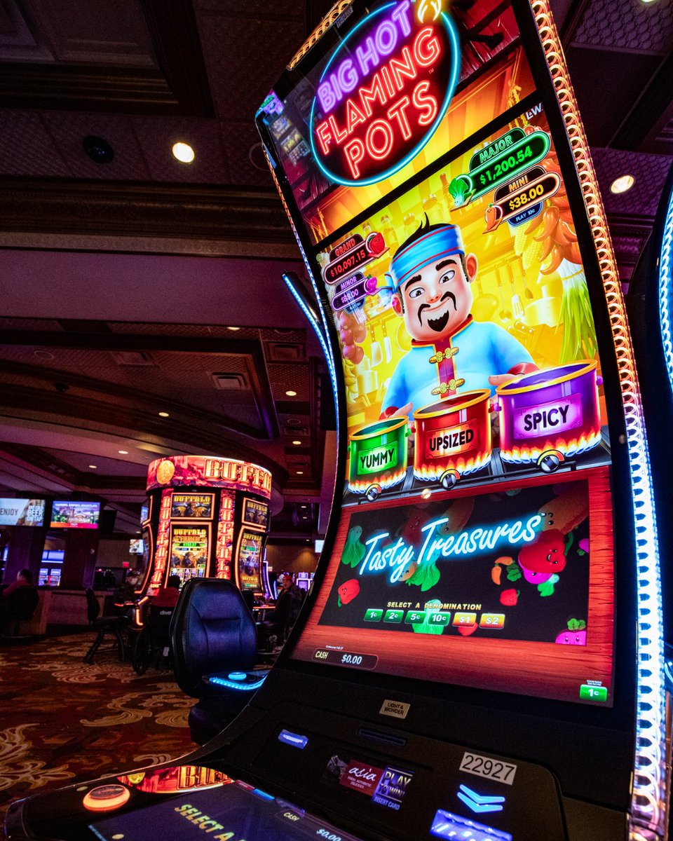 AmeristarSC's tweet photo. Ready for some sizzling hot slot action? π₯ Try your luck at Big Hot Flaming Pots and see if you can unlock the Tasty Treasures hidden within!
#casino #slotlovers #slotmachine #casinolovers #gambling #slots #slotslover #slotmachine #casinovibes https://t.co/HLH1AtwvRb