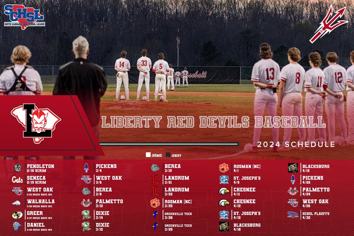 2024 Varsity Schedule
