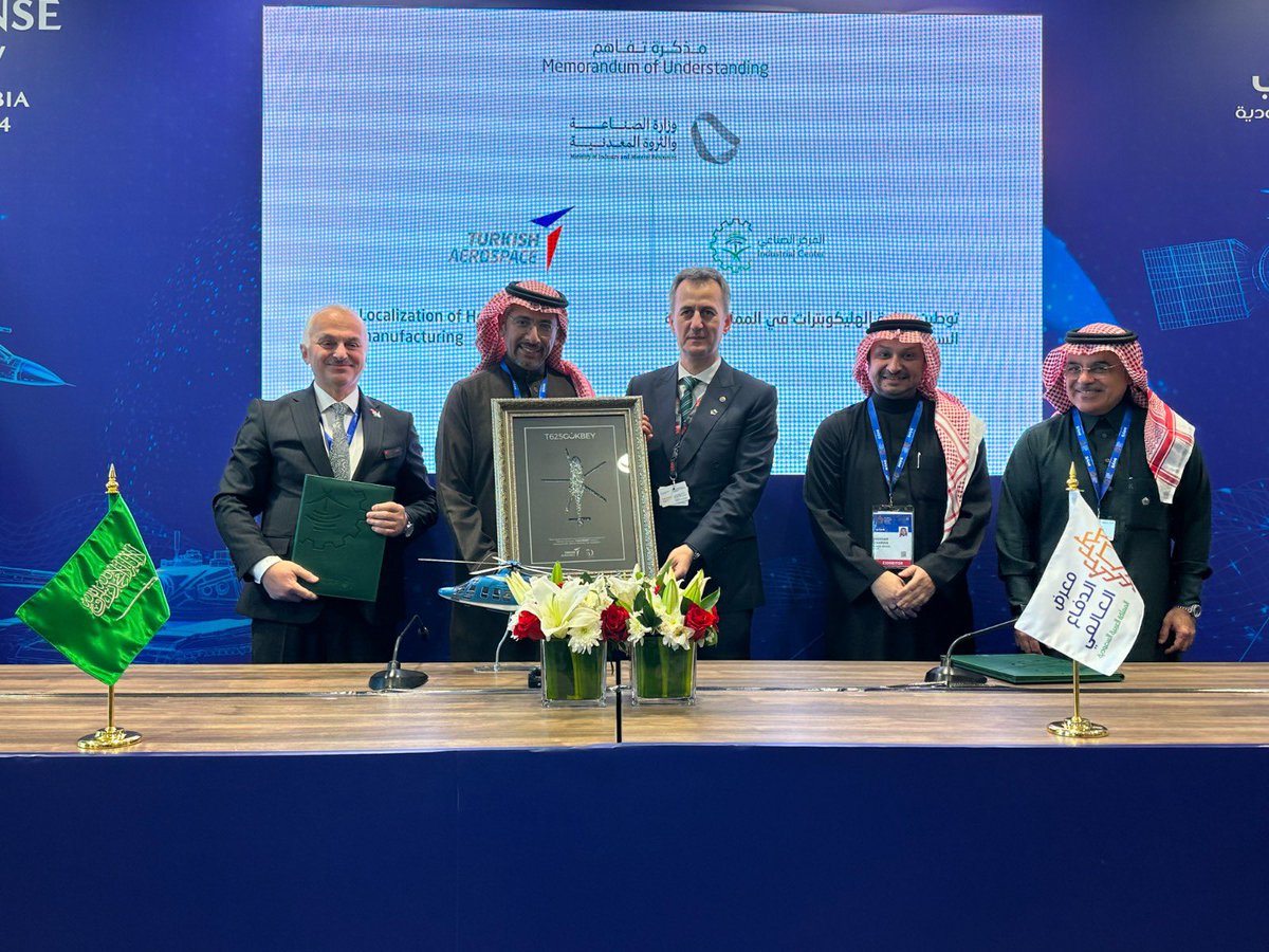 We signed a Memorandum of Understanding with the National Industrial Development Center (NIDC) at the World Defense Show held in Riyadh, under the witness of our President of Defense Industries and the Minister of Industry of Saudi Arabia. We hope it will be beneficial for both…