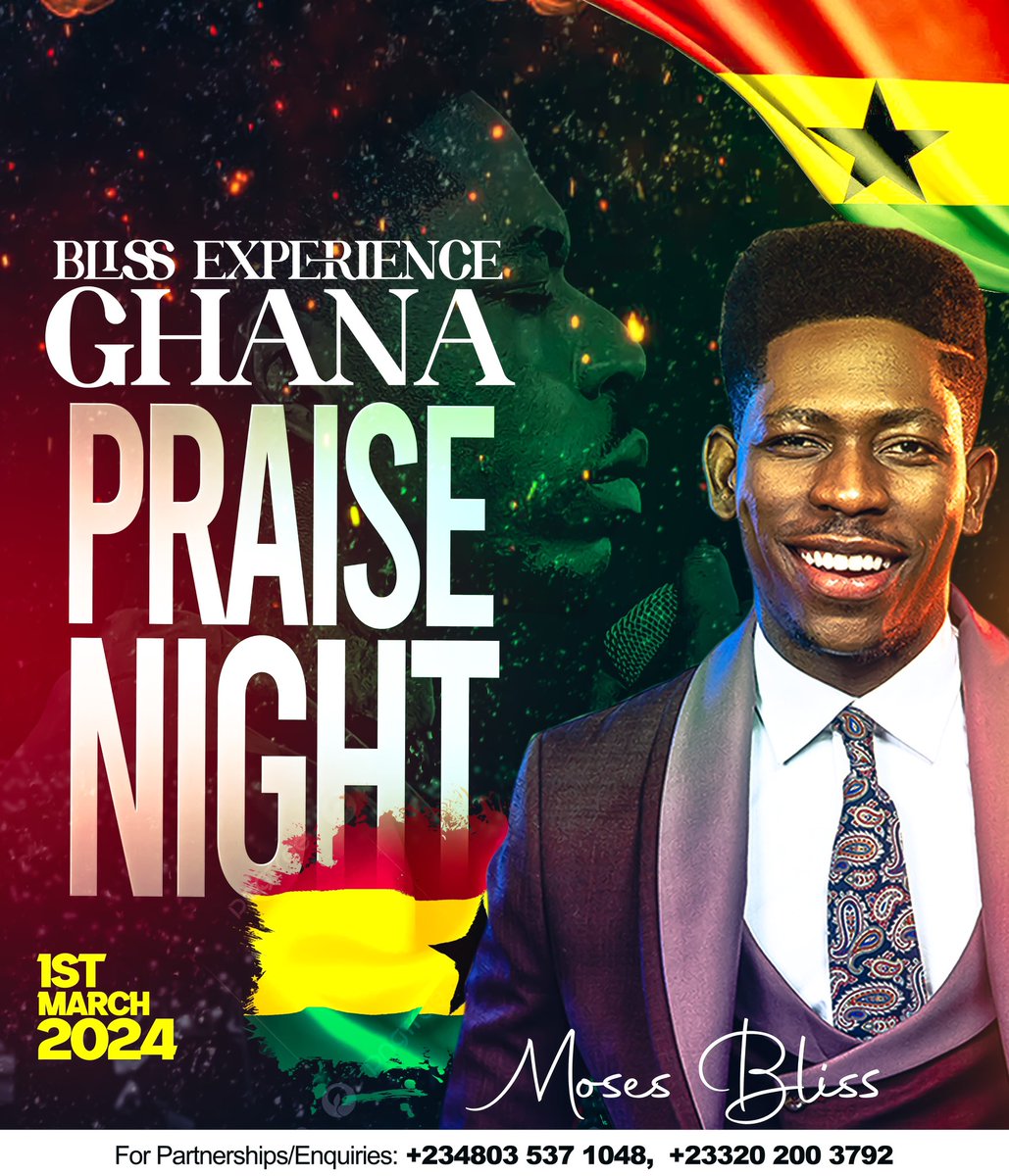 mosesblisslive's tweet photo. Ghana 🇬🇭 your set time has come. Save the date!

More details coming soon. https://t.co/g5v8E25QxP