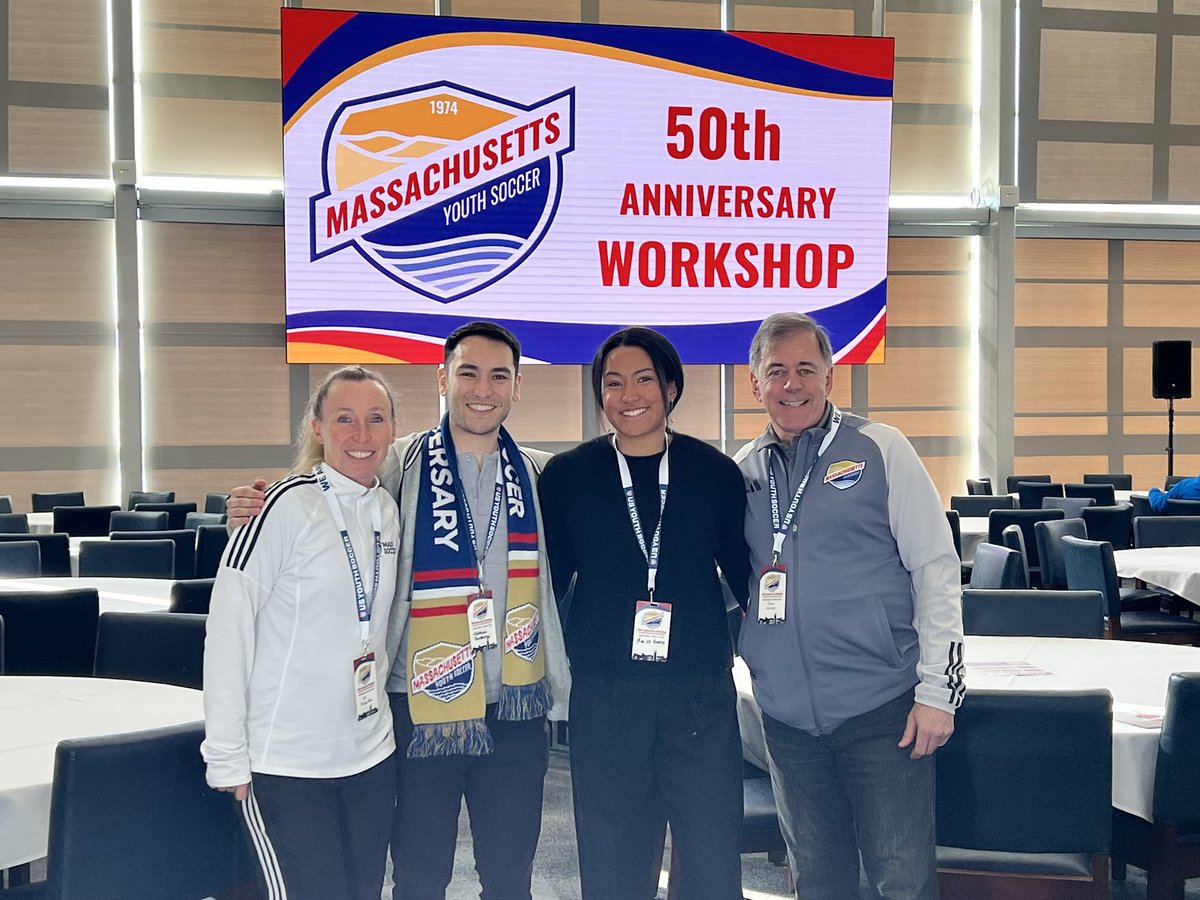 MASS_Soccer's tweet photo. 👏Congrats to @MAYouthSoccer on hosting such a well organized &amp; informative day of workshops &amp; guest speakers. Bravo!

🙏 Thank you to those who strive to instill a ❤️ of the game in the next generation of all our soccer players. ⚽️🫶 https://t.co/U0QbugVwYd