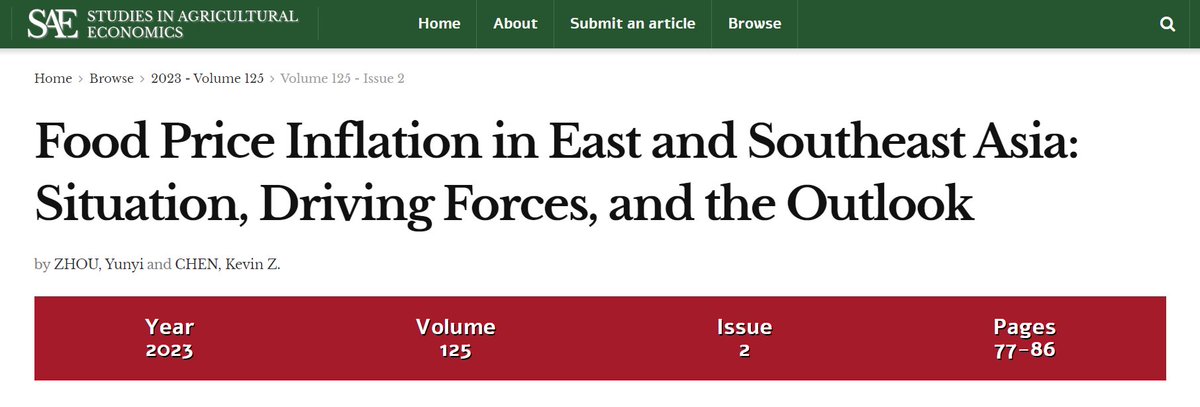 IFPRI's tweet photo. #NowReading Food Price Inflation in East and Southeast Asia: Situation, Driving Forces, and the Outlook

🖋️By Yunyi Zhou and Kevin Z Chen

https://t.co/FCFlsTneeo
@CGIAR @IFPRISAO #SoutheastAsia #FoodPriceInflation https://t.co/7rh0m6VMKN