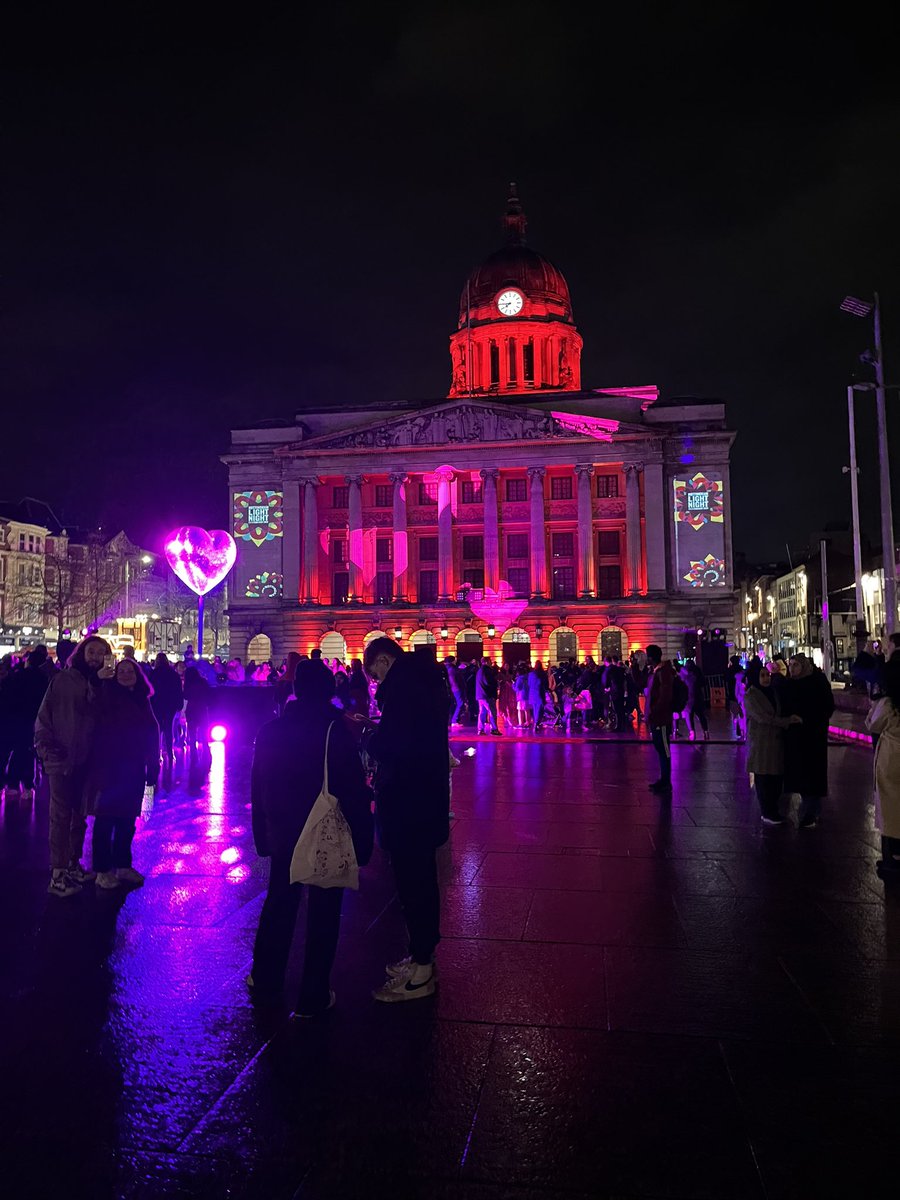 PamelaGuptaNews's tweet image. So glad I got to see work by Chila Kumari Burman @CKBURMAN at Nottingham Castle with the famous quote by the late writer, A.Sivanandan, “We Are Here Because You Were There” about post-colonial migration at Nottingham’s Light Night #chilakumariburman #nottinghamlightnight