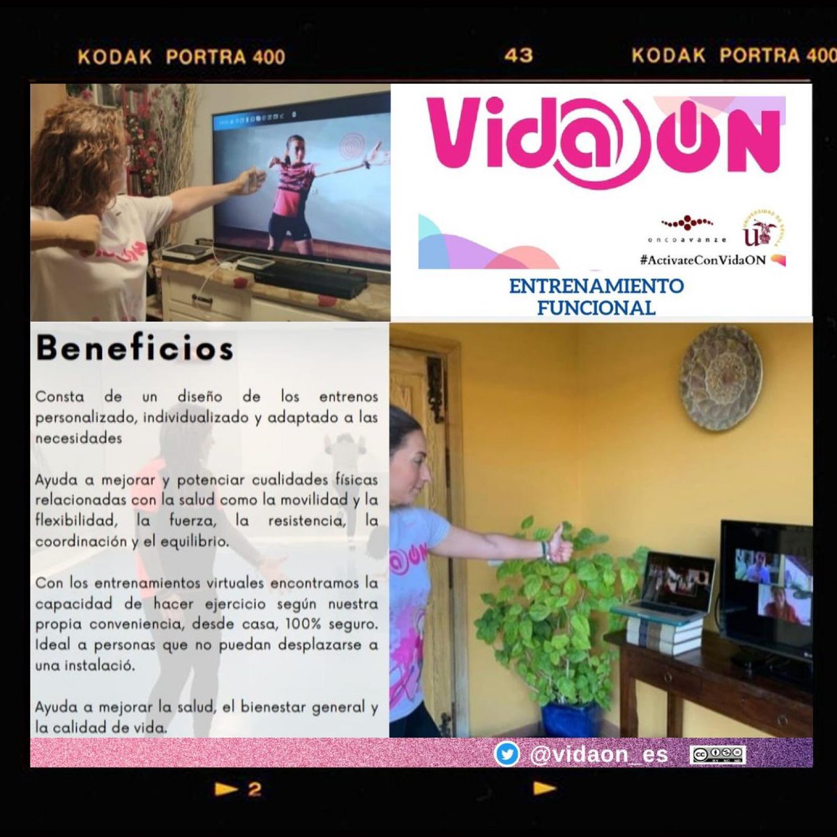 vidaon_es's tweet photo. En el #WorldCancerDay2024 desde #VidaON os invitamos a compartir los 
✅BENEFICIOS de nuestros
4️⃣Programas de ejercicio físico personalizado a #pacientes oncológicos:
🚶‍♀️🥢Marcha nórdica 
🏊‍♀️Deep water runing 
🏋️‍♀️Entrenamiento Funcional y
🚣‍♀️Remo. 
#DiaMundialContraElCancer #cancer https://t.co/sl2OvD2bAU