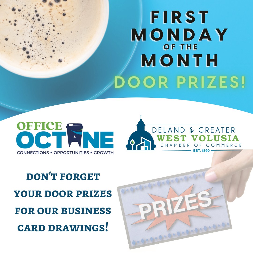 February 5, 2024 - Join us and bring a door prize for our drawing - promote your business with your swag, or add a gift card to your business card.   
We meet at the Sanborn Center, 8a - 830a is coffee and light networking and our program is from 830a - 930a. See you on Monday!