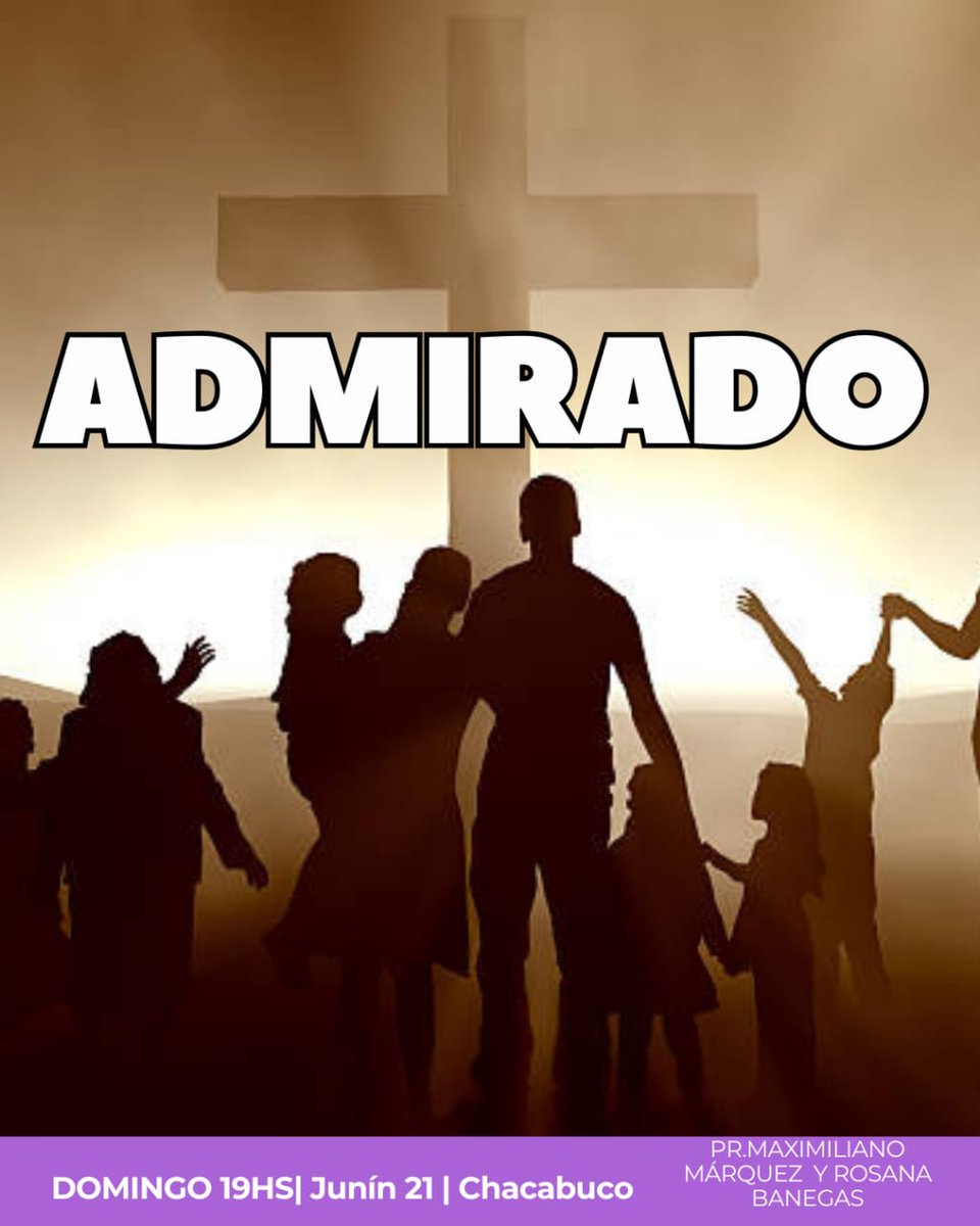 ChacabucoPdd's tweet photo. Hoy DOMINGO 19hs.. Juntos como cuerpo de Cristo... 🙌

En un rato te esperamos, vení con tu familia o amigos a conocer de Jesús!!

👉En JUNIN 21!! 
#PresenciaChacabuco https://t.co/XZde5Rw1ir