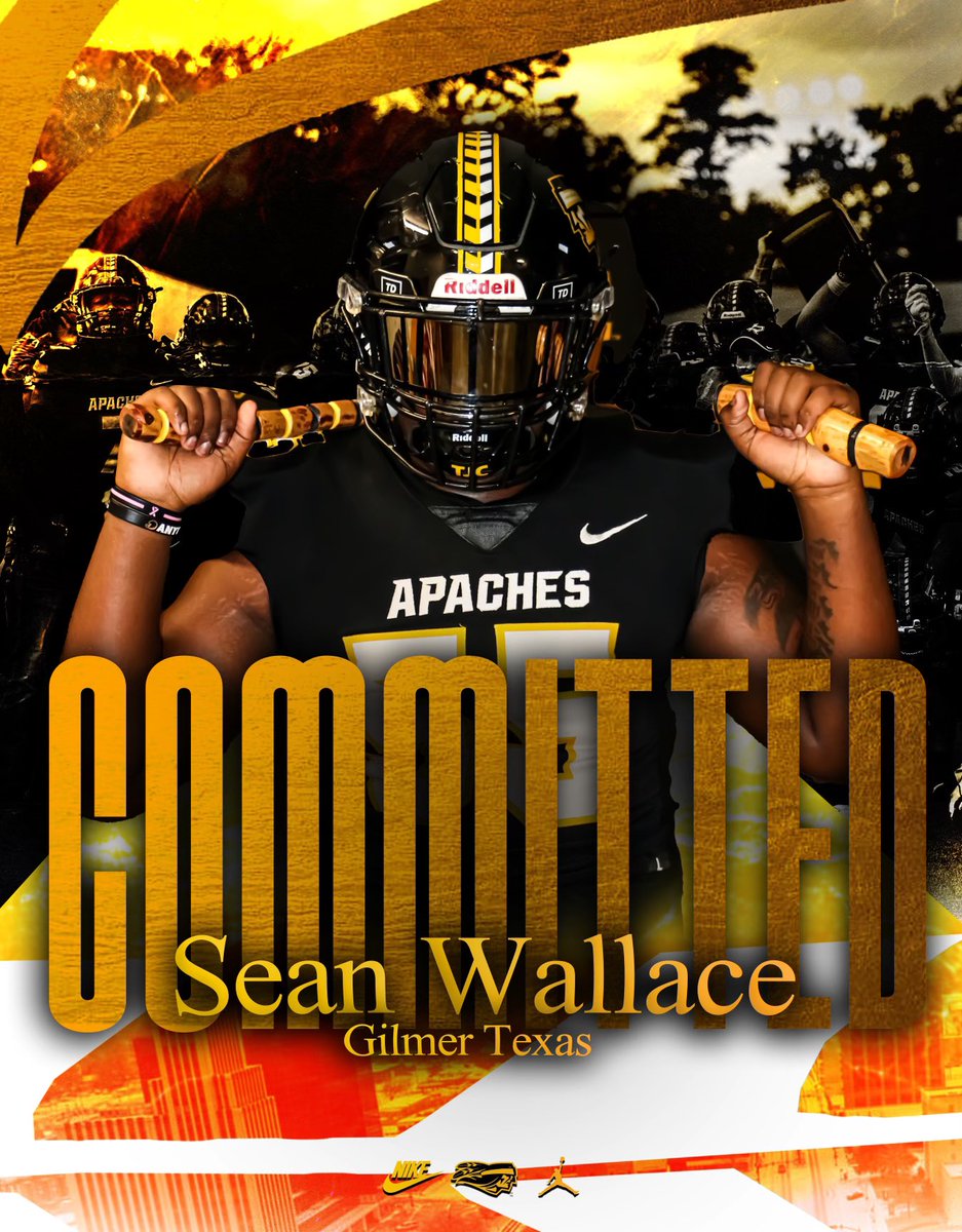 AGTG‼️🙏🏾… Had a long talk with my family and prayed about it for a long time and I’m blessed to say I’m going spend the next 2 years at <a href="/TJCFOOTBALL/">Tyler JC</a>  and I’m ready to take that next step🙏🏾 #committed