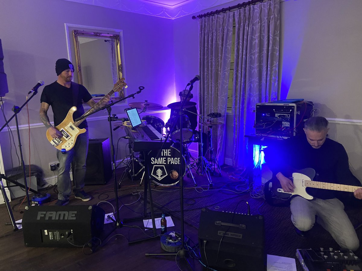 samepageband's tweet photo. Top gig in beautiful Salisbury for a special wedding anniversary #januarygigs https://t.co/55ftqZ9p1S