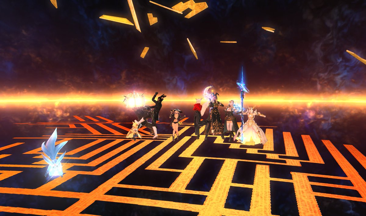 Started &amp; Cleared in just about a month! Thank you <a href="/ZoFFXIV/">zo</a> for being with me throughout the PF journey! You’re really sweet, lady of the wind! Thank you to everyone else who cleared with me ❤️