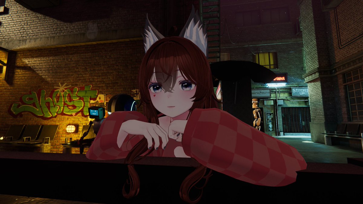 JuubeeVR's tweet photo. ( ︶｡︶✽)〜 Sleepy sleepy ~
#vrchatmoments #VRChatPhotography #VRChat #VRC https://t.co/SBsJlKSmbF