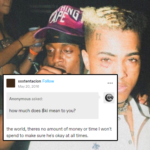 RileyTaugor's tweet photo. XXXTentacion about Ski Mask on his Tumblr in 2016.

🫶 https://t.co/EEWi3pUgdR