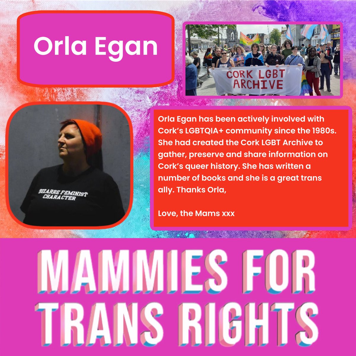 LGBTQIA+ heritage is a really important way of studying who we are. We are going to share some people and things which inspire us. First up is Cork legend @OrlaEgan1 #LoveWins