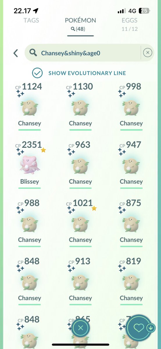 Kiroosa's tweet photo. Best Community Day ever! 💖
Some random stats:
901 Chansey caught (during the 3 hour period)
44 shiny Chansey caught (whole day)
4 shiny Happiny hatched
0 100iv, but it’s okay since I already have 11 😂
13 XXL Chansey caught
7686 candies and 1032 XL candies collected https://t.co/BsoEbTK0yP