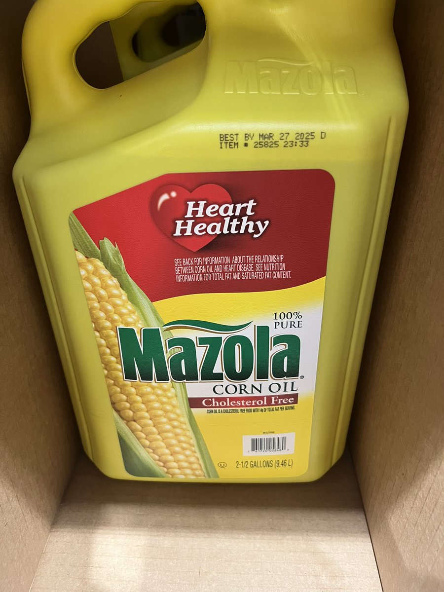 This had me FIRED UP MAD😡😤🤥
A big ‘ol #HeartHealthy label?!?!?! 
Costco sized heart health. 

Why do they lie so much???  (I mean I know …) 

#carnivorediet 
#carnivore
#weightloss 
#weightlossjourney
#weightlosstransformation
#healthy 
#healthyfood
#depression
#anxietyrelief…