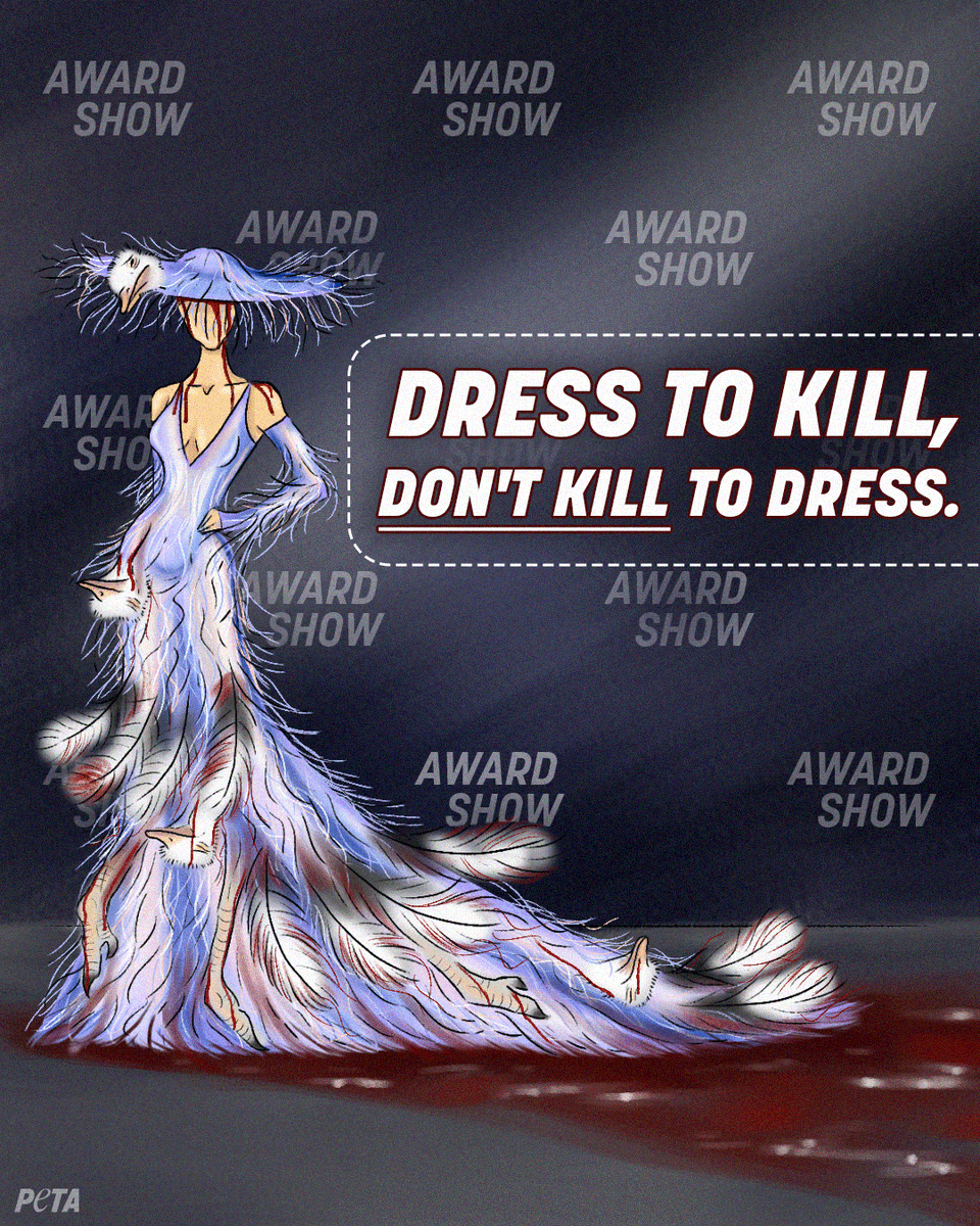 Wearing dead animals on the red carpet is a huge fashion faux pas!
 
Compassionate, conscious fashion is all the hype this #AwardsSeason ✨