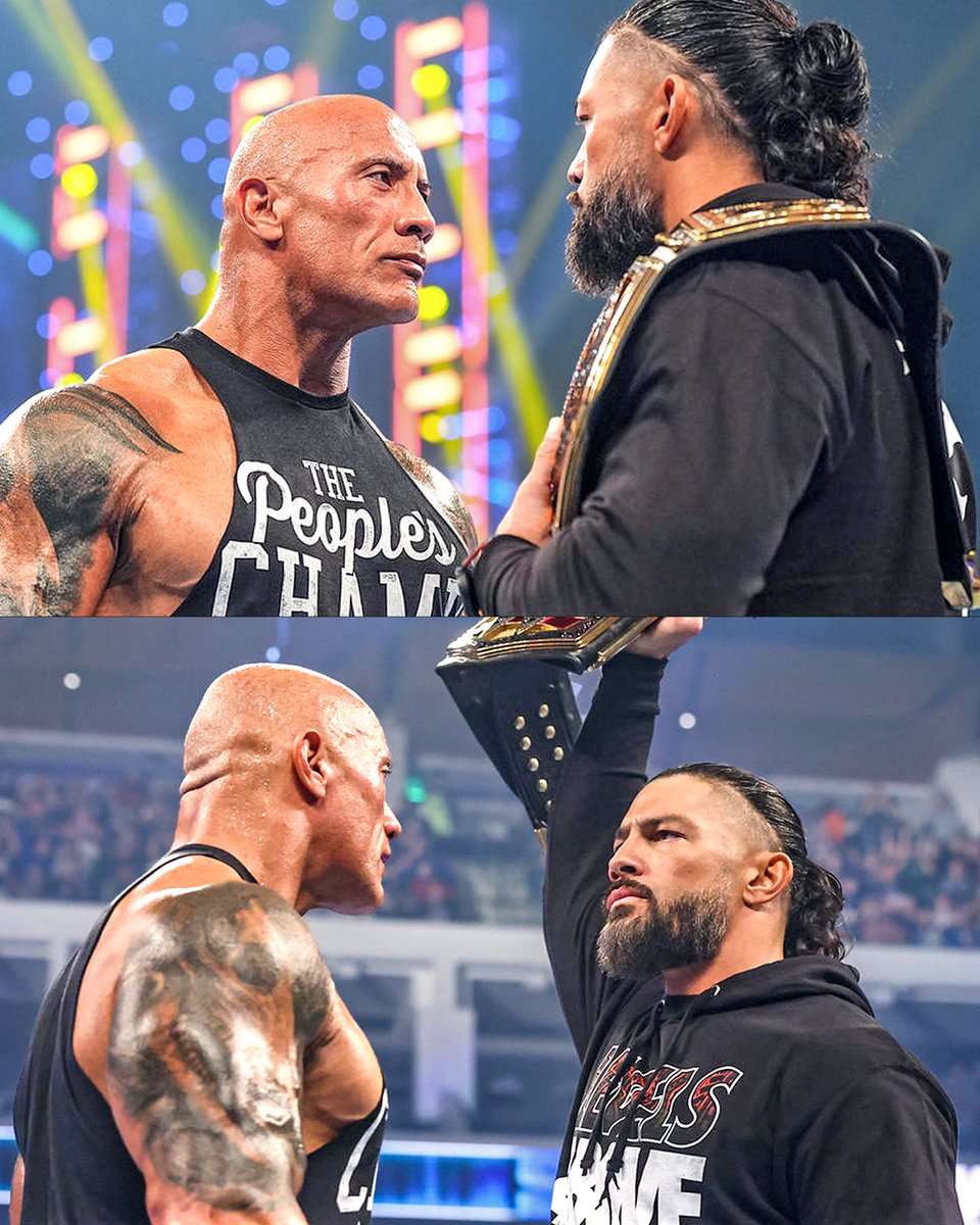 WWEonFOX's tweet photo. New Tribal Chief? 👀

@TheRock https://t.co/xbarjbmdxh
