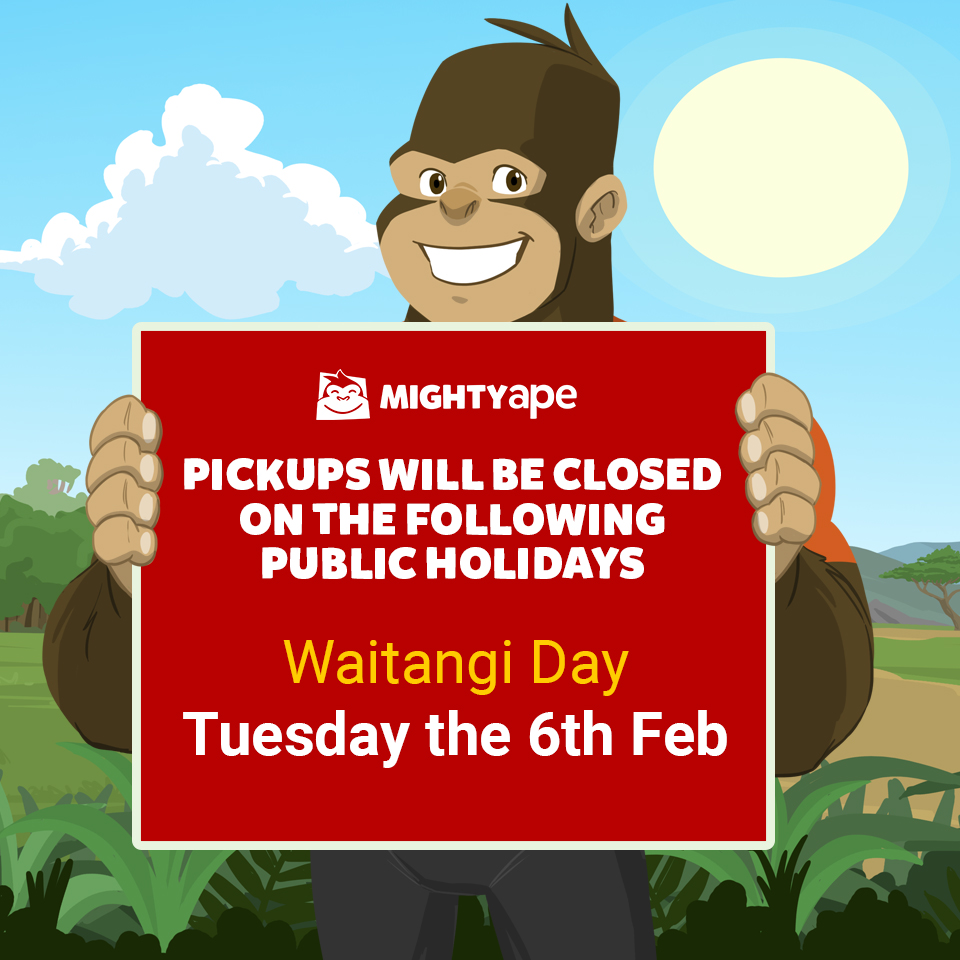 Just a reminder Pick-ups will be closed tomorrow on Tuesday the 6th of February for Waitangi Day :D

We look forward to seeing you soon ❤