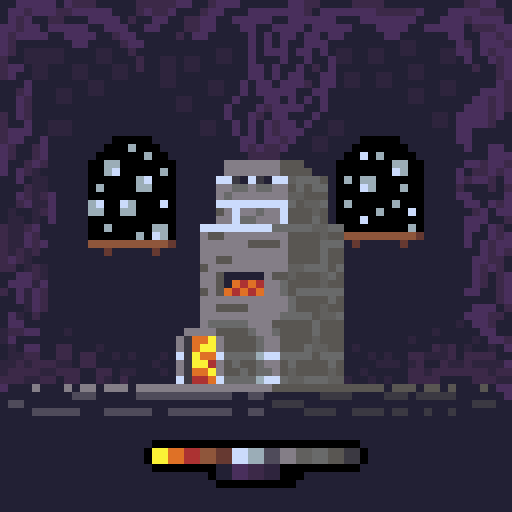 lucksinia's tweet photo. That #furnace is definitely cooking something legal. Believe me, @Pixel_Dailies ! (don't look at the purple smoke. it's not worth it...)
~/ #pixelart / #pixel_dailies / #db32 palette with layers/~ https://t.co/1j6HA7WnTH