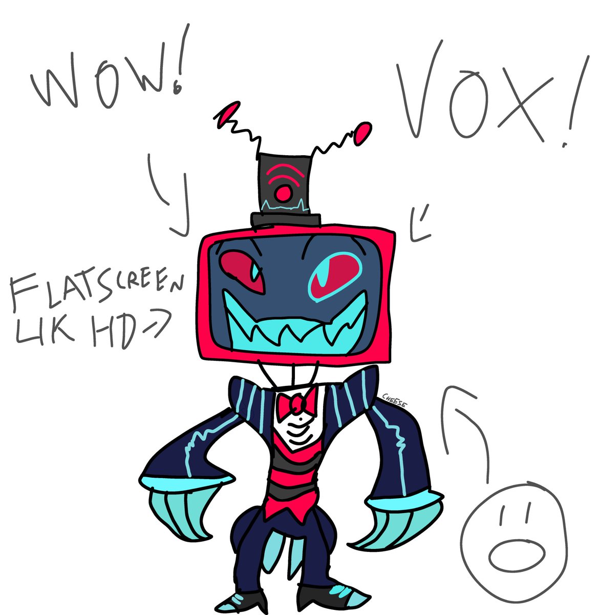 Macheineman's tweet image. Bruh @Cheezy_picklezz Stole my art and did not credit me what a fucking sleez ball #pinheadnicholas (this is the art btw)