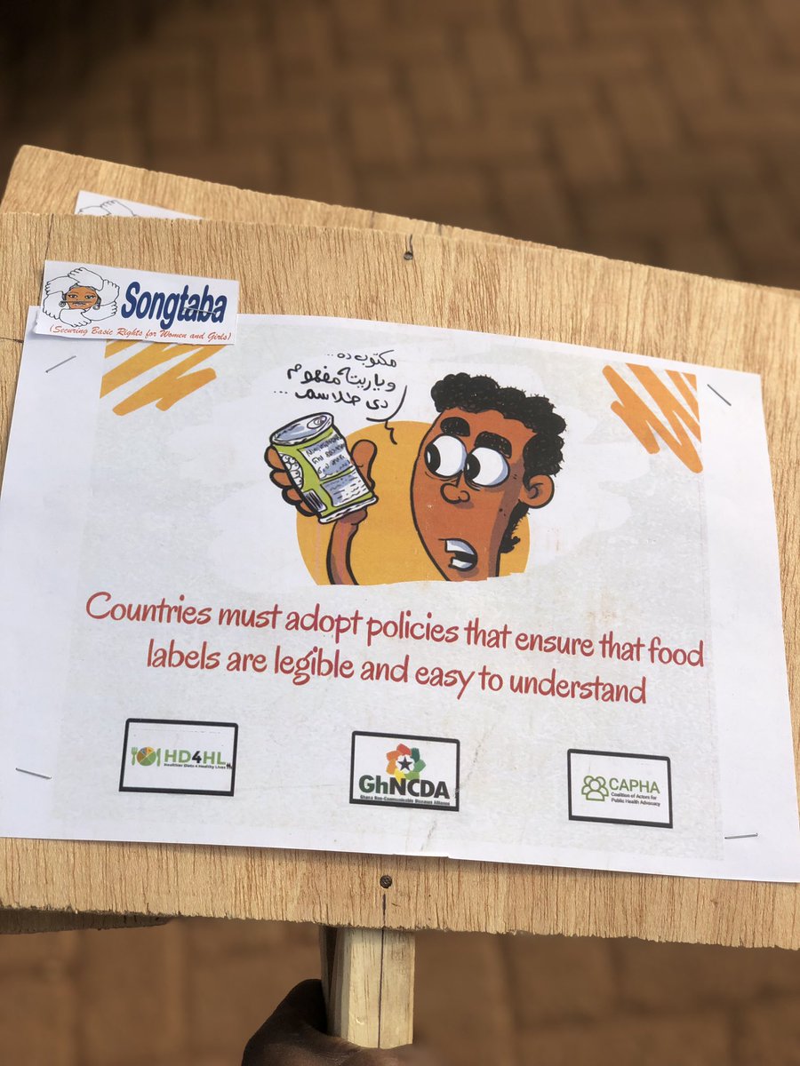ascons_uds's tweet photo. On Saturday 3rd February we joined @songtaba on the ‘Healthier Diets for Healthy Lives (HD4HL) campaign’. The whole idea of the float was ‘Assuring Healthier Diets in Ghana through Food-Based Policies’. Food labeling and the need to ensure effective policies on it was detailed. https://t.co/IKP8Zi0OiH