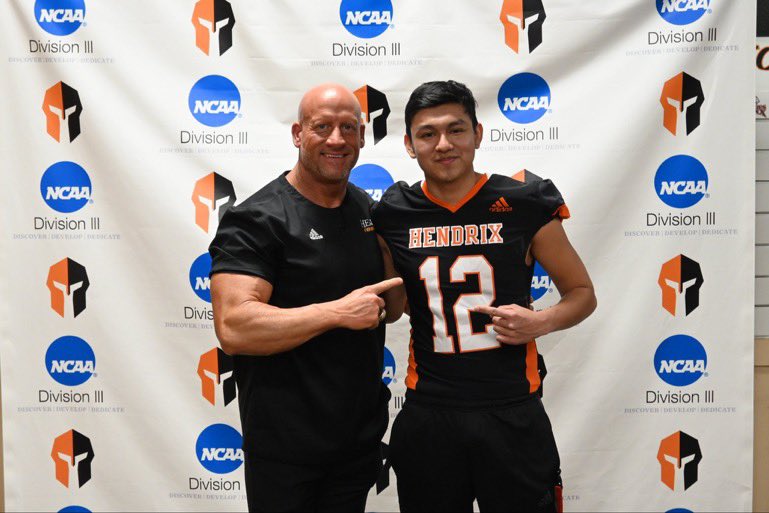 After a great visit with <a href="/HendrixFootball/">#WeAreWarriors</a>  and a great conversation with <a href="/RussHeidiSLC/">Russ and Heidi Phillips🏈</a>. I’m blessed to receive an offer to play for Hendrix College
<a href="/CoachBrianGlas1/">Coach Brian Glass</a> <a href="/QtThornton64/">Quinton Thornton</a>