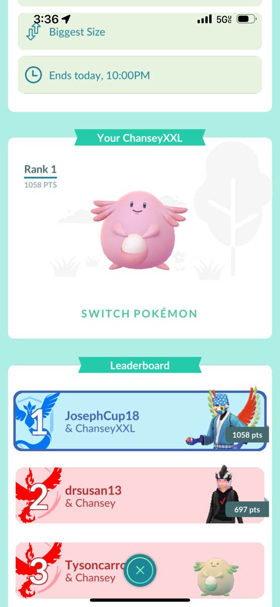 josephcup18's tweet photo. #PokémonGO #PartyChallenge #XXL #Suitcase #CommunityDay #Family #Fun https://t.co/Vd2fDBqqJp