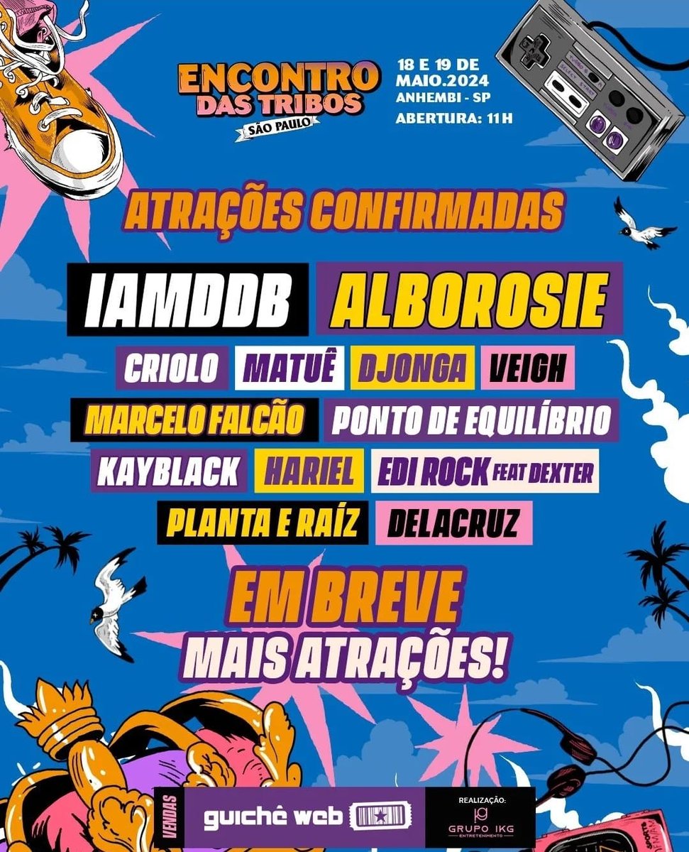 Encontro das Tribos.

O festival acontece em maio, em São Paulo.