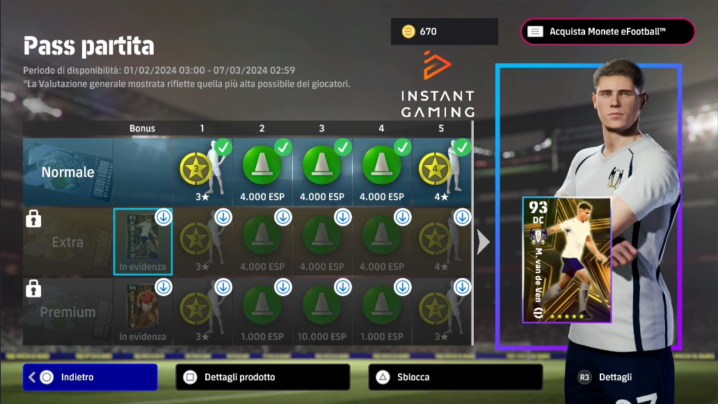 AlonsoGrayfox's tweet photo. Game Pass "Feb" 2024 β½
π© Joao Neves 94
π© Van de Ven 93
Van de Ven is really good and this pass is a must have if you not shop in this game π―
#eFootball2024 #efootballmobile #twitchita #kickita #GamePass
https://t.co/7rFJOci3k3β¦ π https://t.co/DJFYOzx0z2