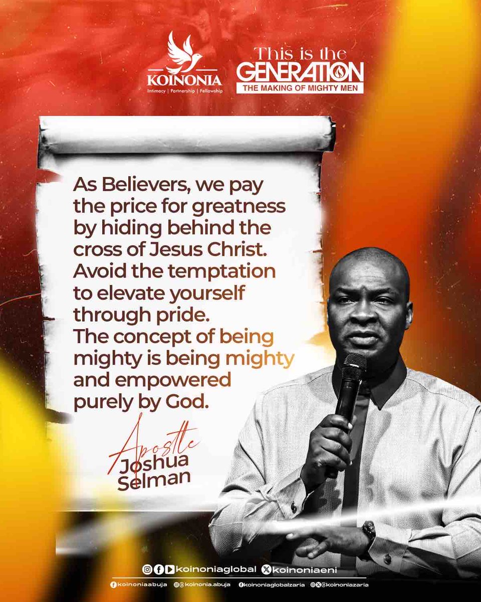 koinoniaeni's tweet photo. #ApostleJoshuaSelman
#ThisIsTheGeneration
#TheMakingOfMightyMen
#KoinoniaAbuja
#KoinoniaZaria
#KoinoniaGlobal https://t.co/OzbVFOzkux