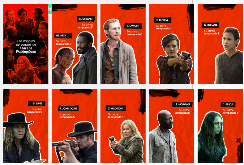 Hoy en #AMC celebramos el Día del Orgullo Zombie 🥳🧟‍♂️🧟‍♀️🎉. 
 
Por ello durante todo febrero por #AMC podrás revivir la última temporada de #FearTheWalkingDead de forma completa. Para ir palpitando la maratón, cuéntanos, ¿quién es tu personaje favorito 🤔?