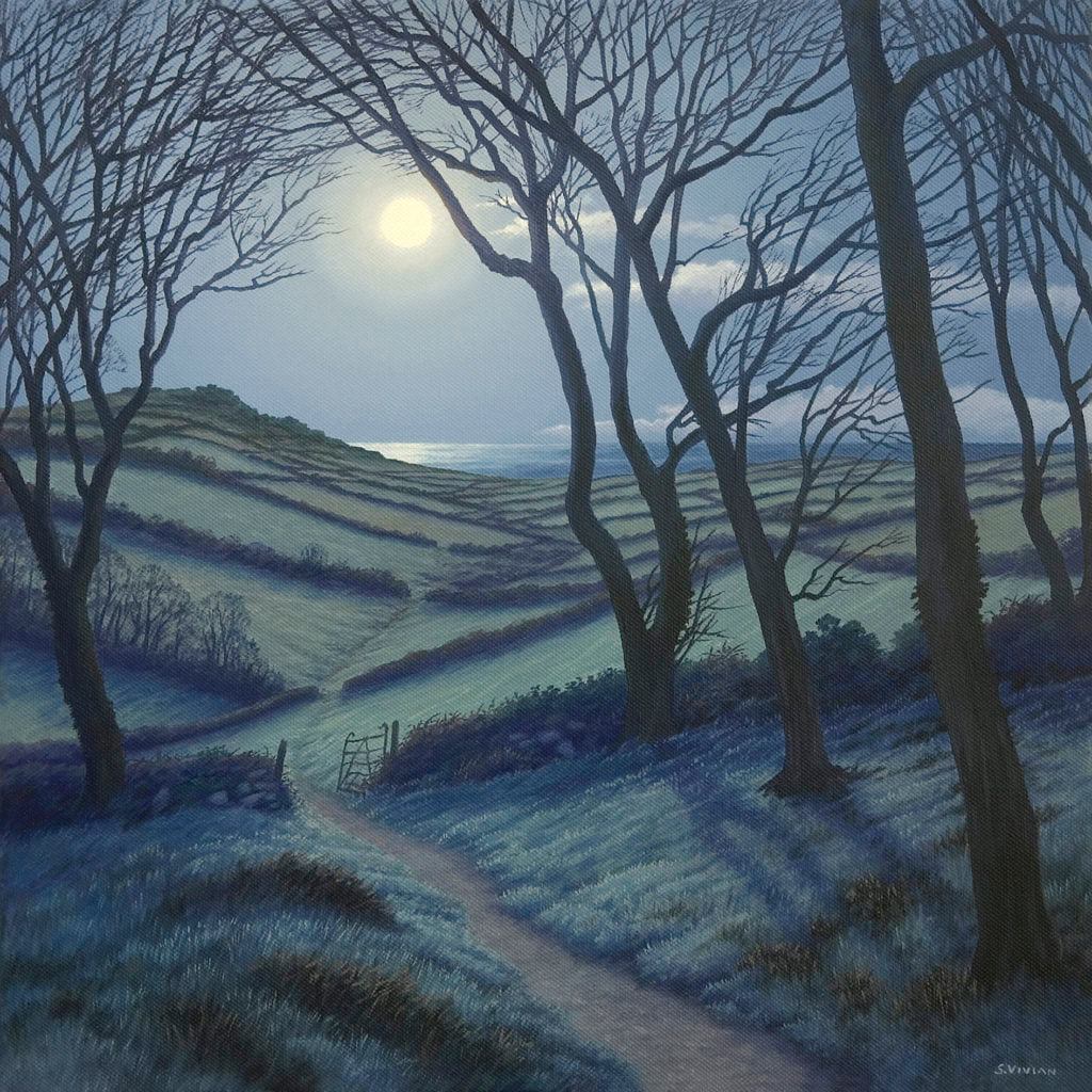 Gate to the Moonlit Valley,West Penwith 
Sarah Vivian.