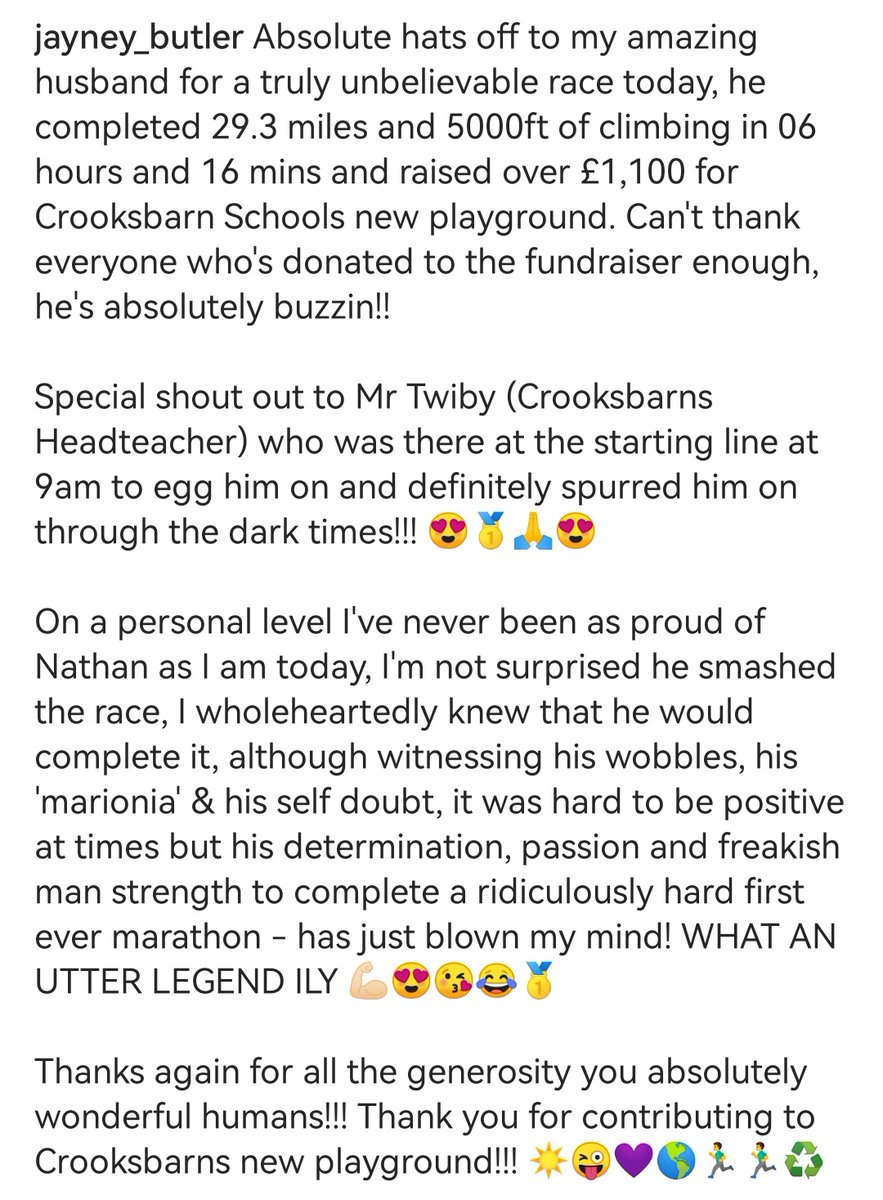 jayne_thomas10's tweet photo. BRAVO NATH!!!! 💪🏻🏃‍♂️😘
@CrooksbarnPri @HardmoorsUltras https://t.co/9W2F97qncd