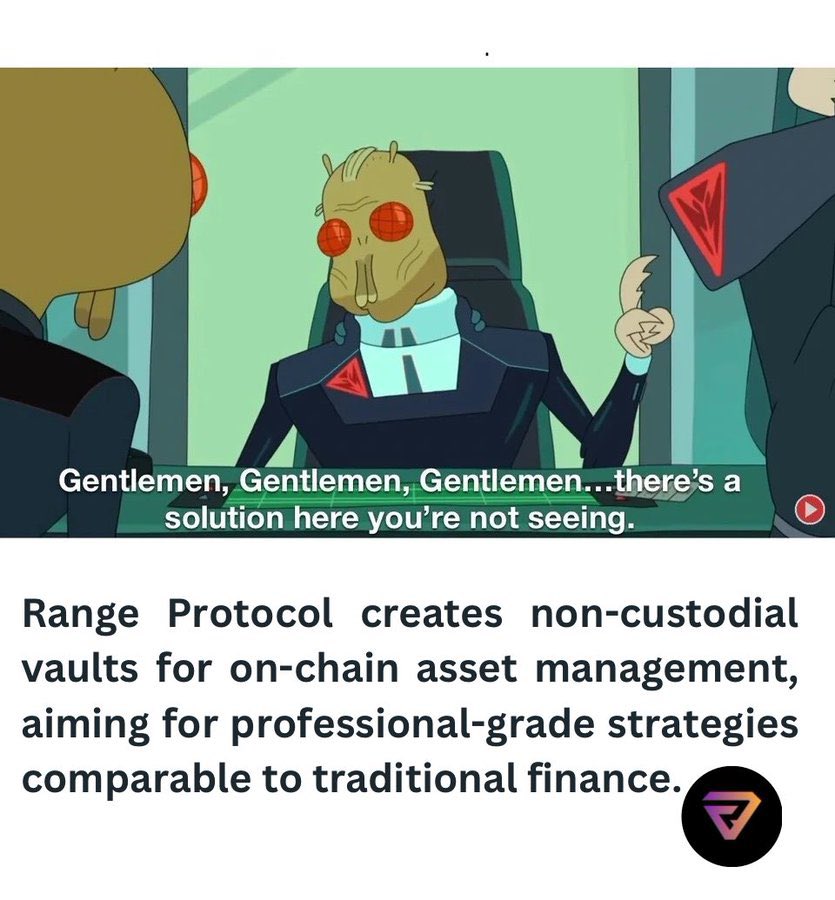 jerie0's tweet photo. Unlocking the future of on-chain asset management with Range Protocol's non-custodial vaults. 🌐 Empowering experts with automated strategies, bridging the gap between blockchain assets and traditional finance at an unprecedented scale. 💼🚀 #RangeProtocol @Range_Protocol https://t.co/zvXrZ76vdj