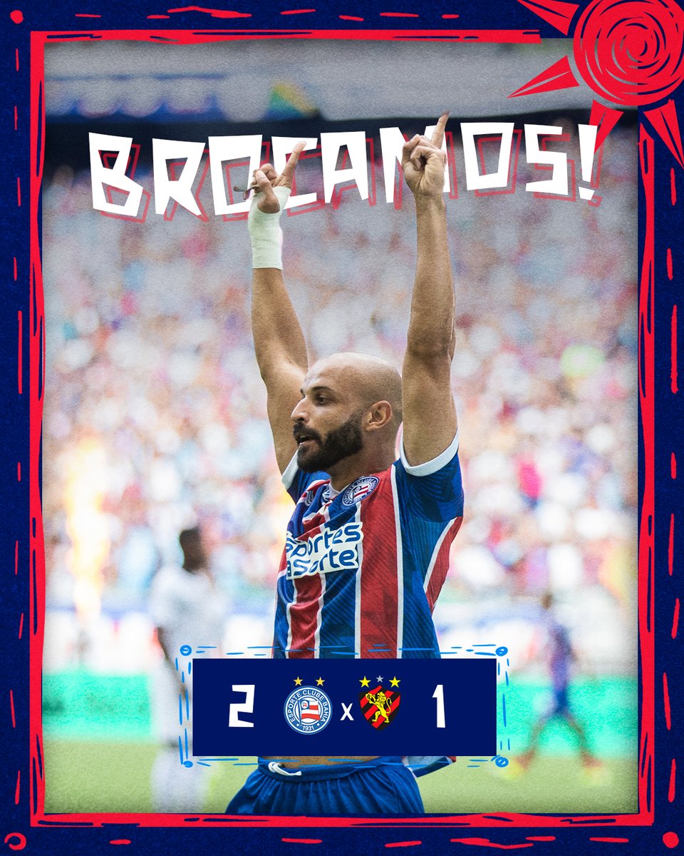 ecbahia's tweet photo. 🙌🏾
VENCE MAIOR DO NORDESTE, DA TERRA DO MAIOR CARNAVAL DO MUNDO!

Com gols de Thaciano e Ratão, Esquadrão bate Sport por 2 a 1 na estreia da Copa do Nordeste. Quarta será novamente na Fonte, pelo Baianão, contra o Itabuna. #PaixaoQueVibra https://t.co/MlPobDDqoP