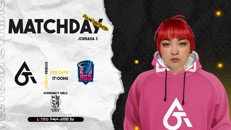 Assassin Gaming (@assasingaminggg) on Twitter photo Matchday 𝐱 #Ninjas
Llego el momento de remontar y demostrar que nuestras ninjas vienen con fuerza! 🔥
🏆 • <a href="/CR_Supremacy/">Supremacy League</a>
📌 • Jornada 3
🆚 • <a href="/AGD_eSports/">𝘈𝘎𝘋 𝘦𝘚𝘱𝘰𝘳𝘵𝘴 🌪️</a>
📺 • twitch.tv/shelbi_live
⏰ • 17:00 HS🇲🇽
¡A por la supremacy! 🤟🏽
#AlwaysAssassin 🥷🏼 Matchday 𝐱 #Ninjas
Llego el momento de remontar y demostrar que nuestras ninjas vienen con fuerza! 🔥
🏆 • <a href="/CR_Supremacy/">Supremacy League</a>
📌 • Jornada 3
🆚 • <a href="/AGD_eSports/">𝘈𝘎𝘋 𝘦𝘚𝘱𝘰𝘳𝘵𝘴 🌪️</a>
📺 • twitch.tv/shelbi_live
⏰ • 17:00 HS🇲🇽
¡A por la supremacy! 🤟🏽
#AlwaysAssassin 🥷🏼