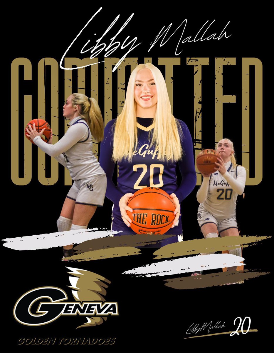 McGGirlsHoops's tweet photo. Big congrats to our own @LHmallah on her commitment to @genevawbb @CoachGrinder 🏀 https://t.co/5kSYdQbgdJ