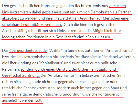Damit ihr "Demokraten" wisst, mit wem ihr mitunter zusammen demonstrieren geht...
verfassungsschutz.de/SharedDocs/hin…