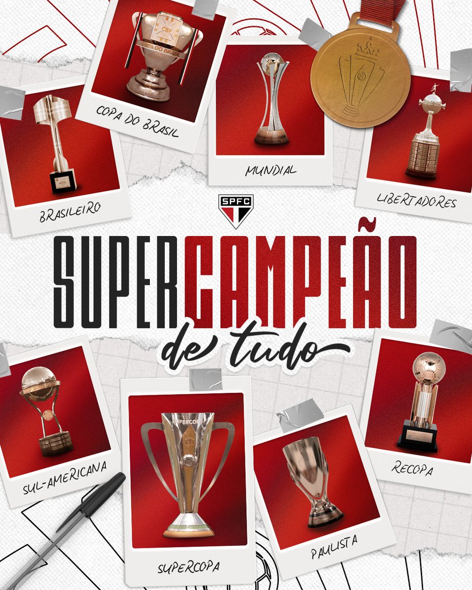 ÉÉÉÉ CAMPEÃOOOO!! 🏆 Tem que respeitar! AQUI É SÃO PAULO! #SuperCampeãoDeTudo #VamosSãoPaulo 🇾🇪